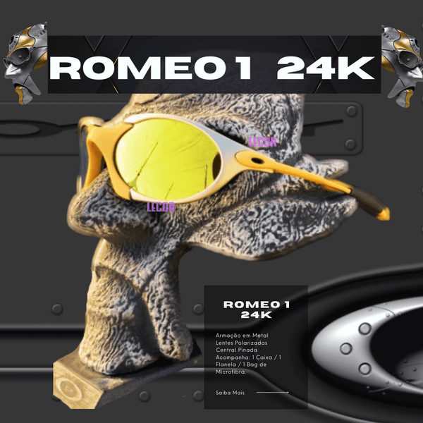 Óculos Modelo Romeo 1 24K